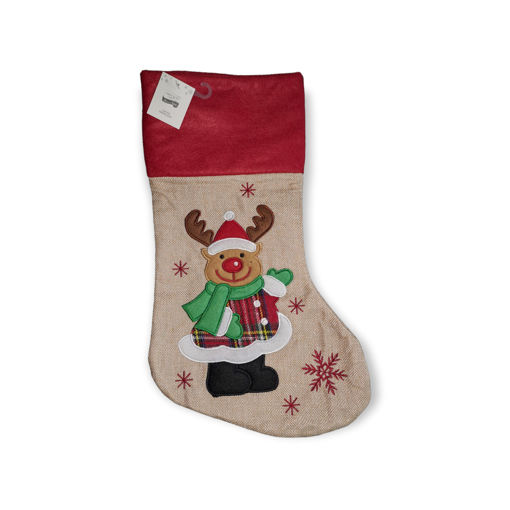 Picture of STOCKING SOCK - REINDEER 43CM
